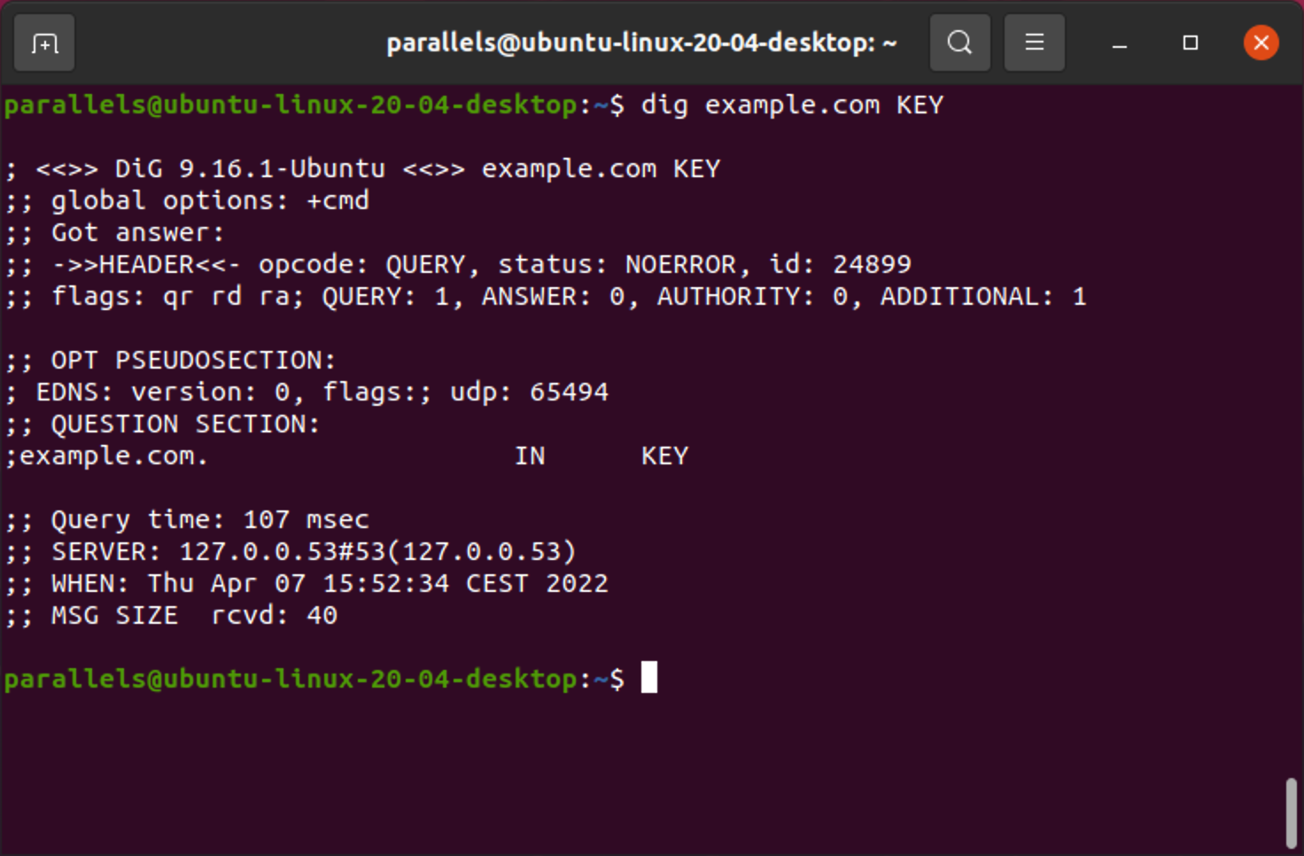KEY lookup in Linux